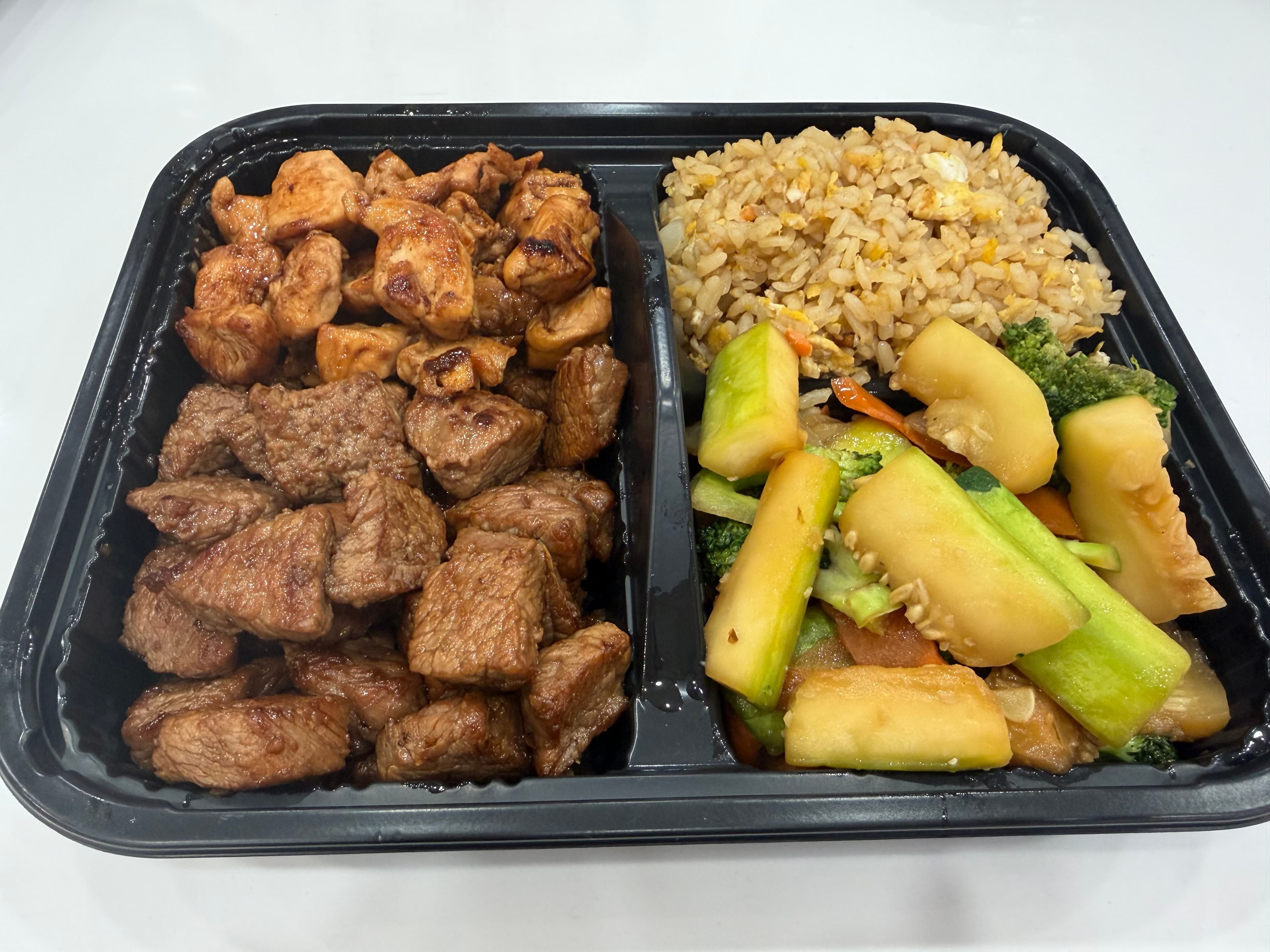 Chicken & NY Strip Steak Hibachi
