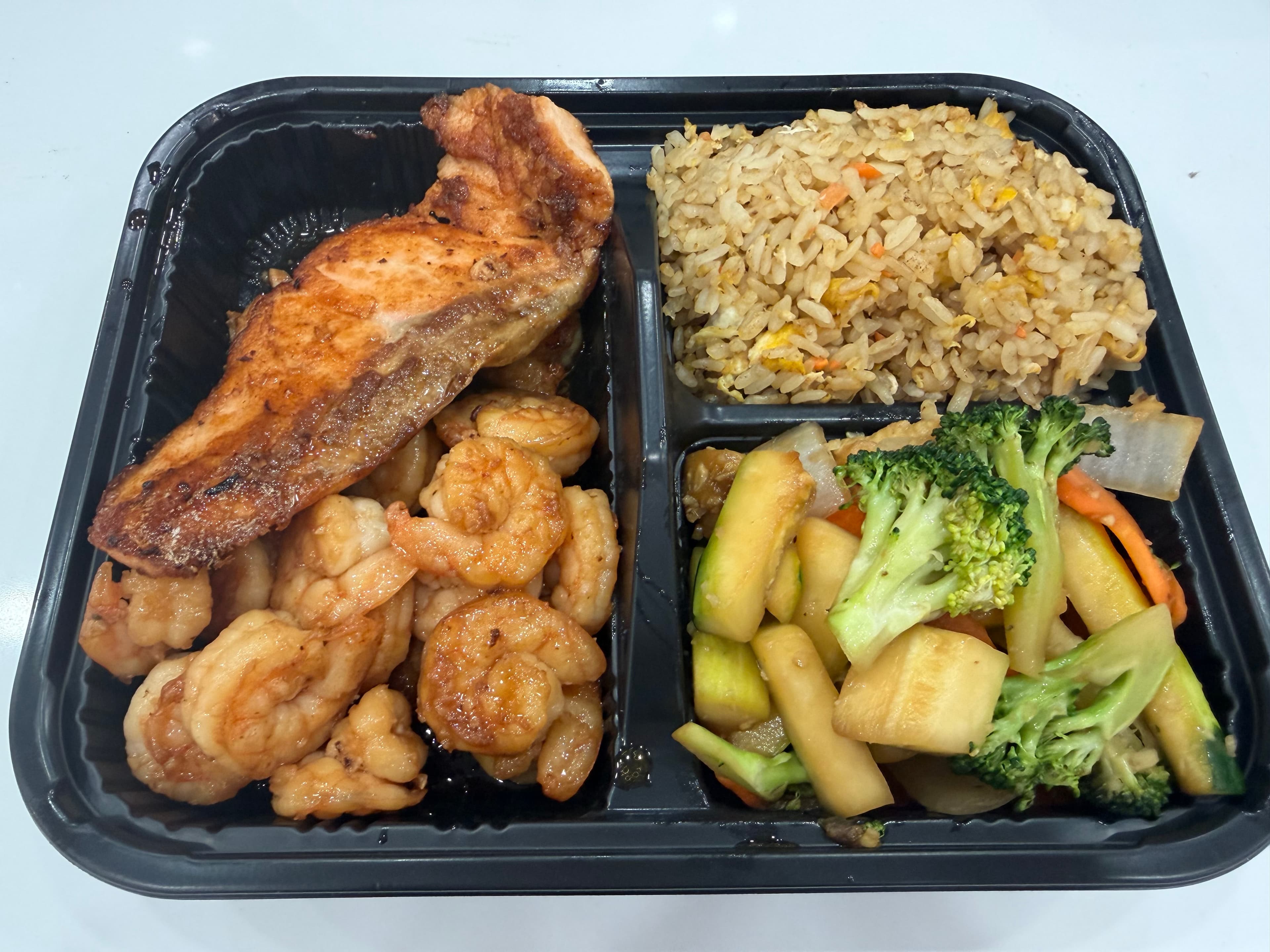 Shrimp & Salmon Hibachi