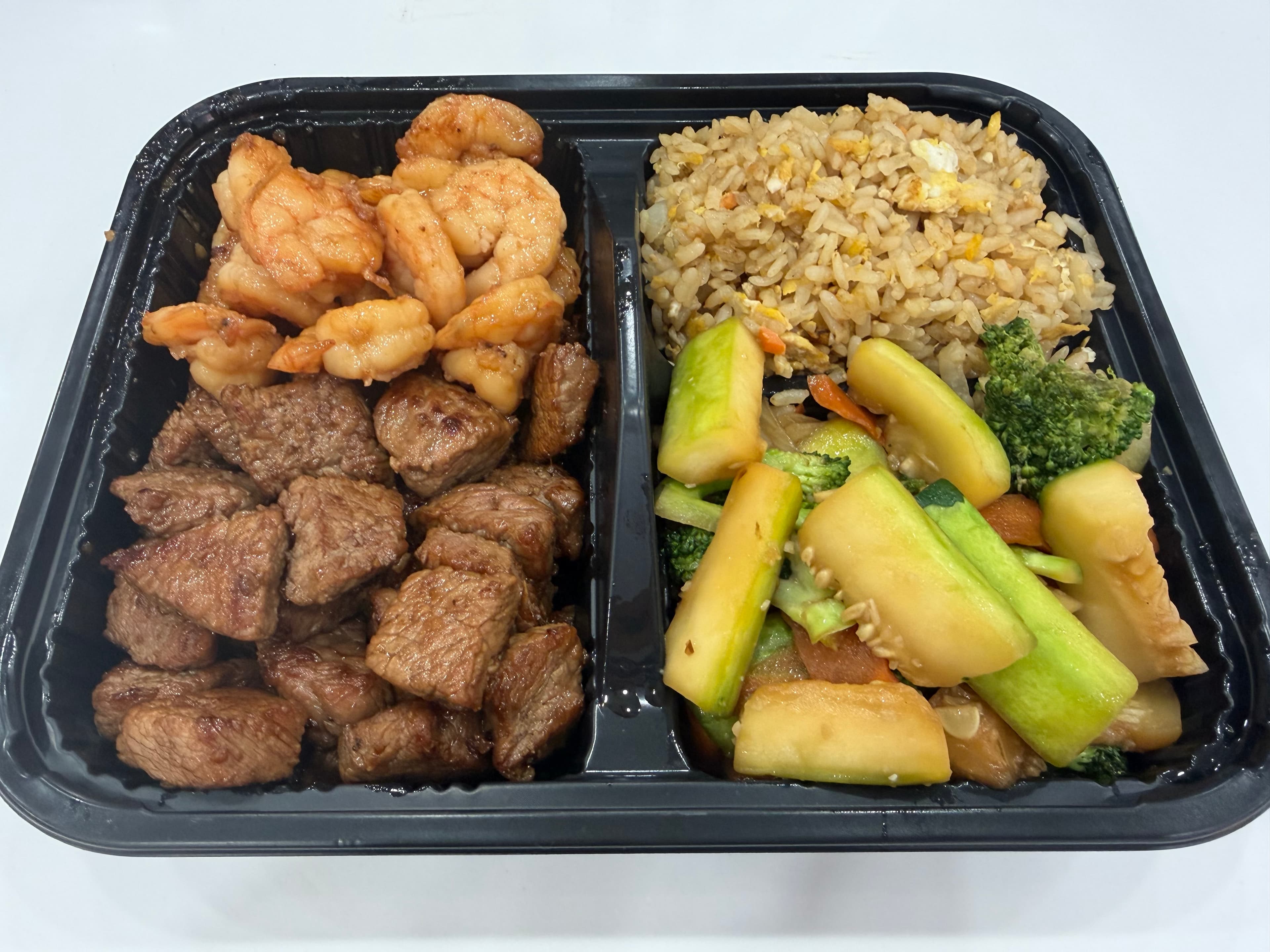 NY Strip Steak & Shrimp Hibachi