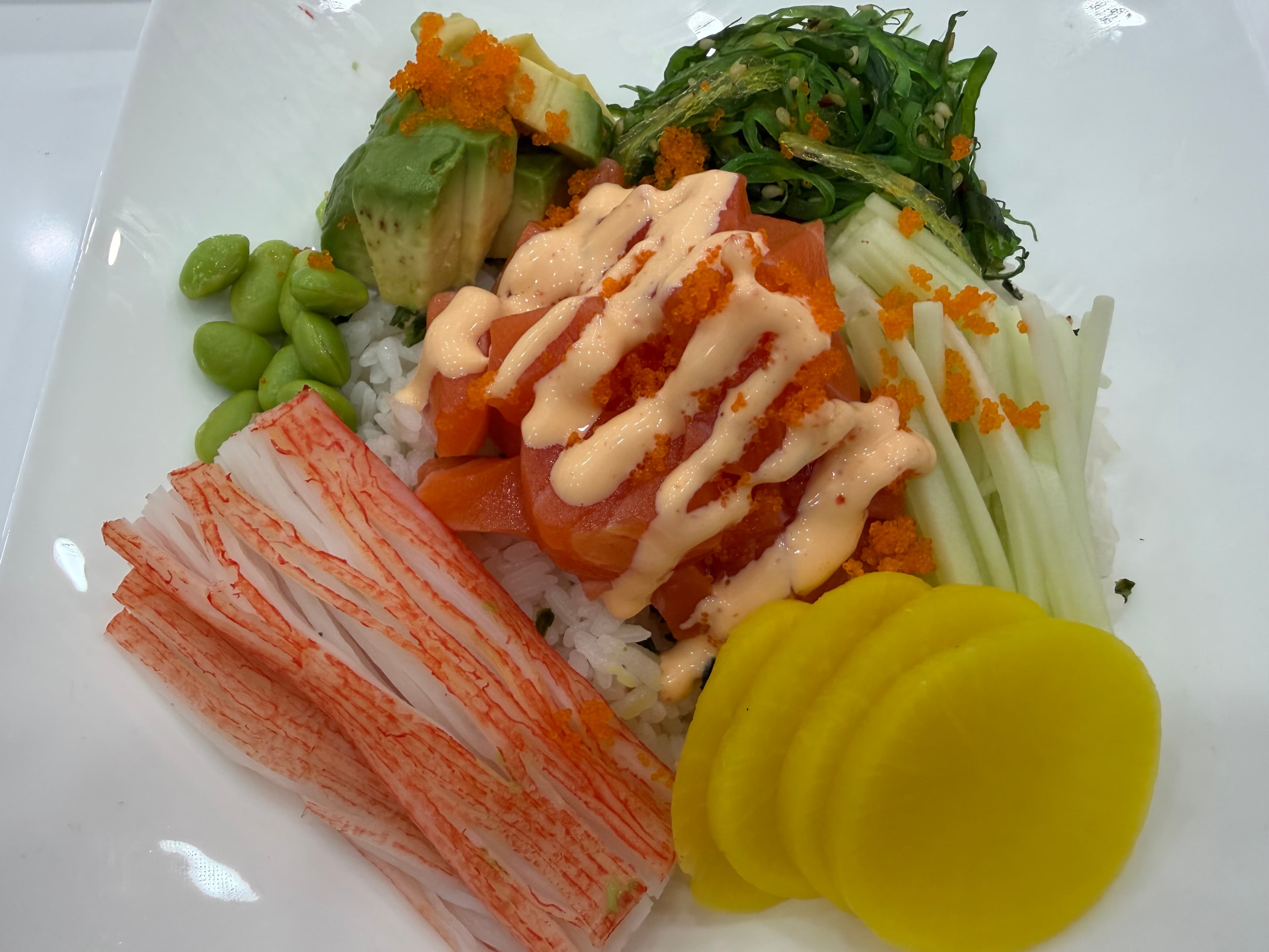 Spicy Salmon Poke Bowl